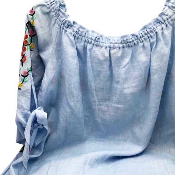 🆕{Philosophy} Embroidered Linen Dress - Picture 11 of 14